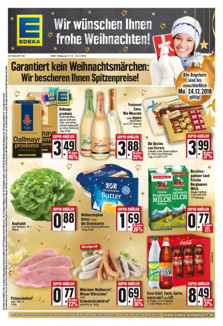 Edeka Haidorf Wochenwerbung KW51