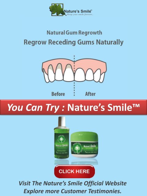 Regrow Receding Gums Naturally