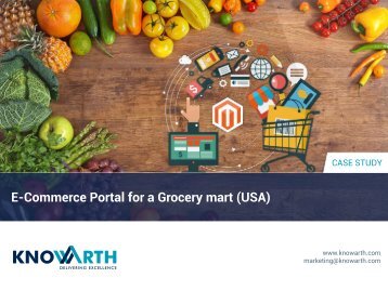 Case Study - eCommerce Portal for Grocery Mart