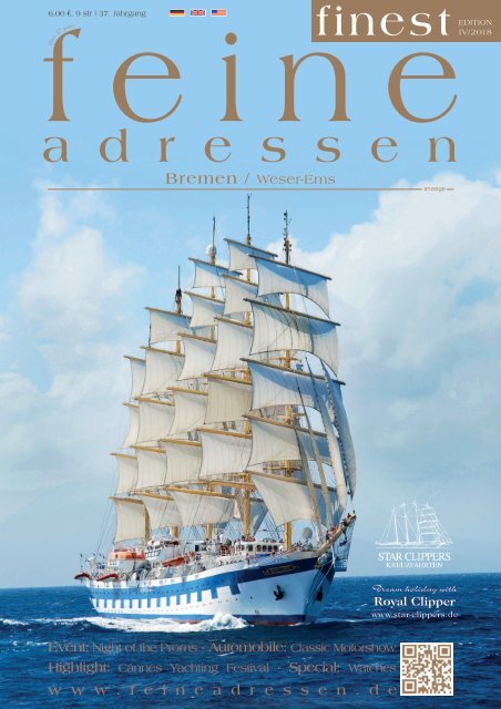 »feine adressen – finest« – Bremen 04 18