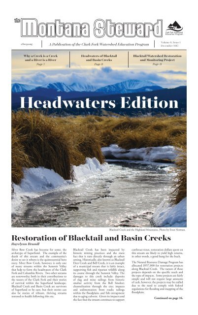 Montana Steward Headwaters Edition