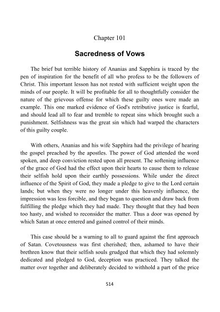 Testimony Treasures, Volume 1 - Ellen G. White