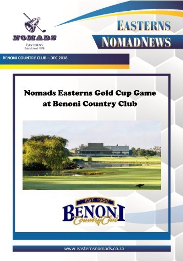 Nomads Magazine - Benoni CC - Dec 2018