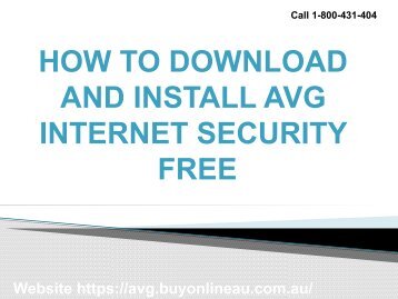 How to Activate AVG Internet Security Free?