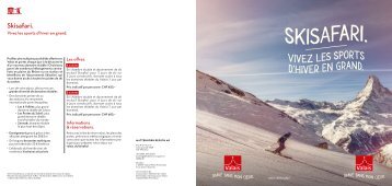 Skisafari - Vivez les sports d'hiver en grand !