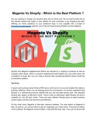 Magento Vs Shopify _ Which is the Best Platform 