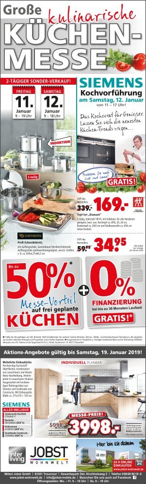 Gültig vom 9.01 bis 12.01.19