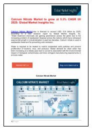 PDF - Calcium Nitrate Market