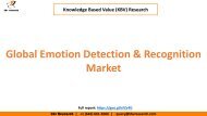 Global Emotion Detection & Recognition Market