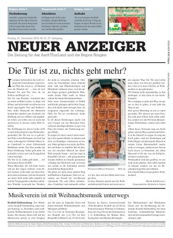 Neuer Anzeiger 21. Dezember 2018