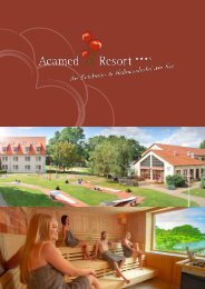 Acamed Resort Imagebroschüre 2018