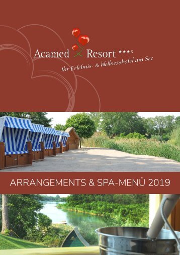 Acamed Resort - Arrangement-Broschüre