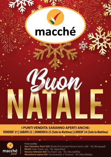 MACCHE' OFFERTE DI NATALE