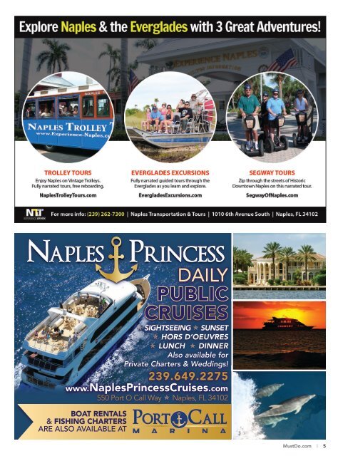 Must Do Visitor Guides Naples Winter/Spring 2019