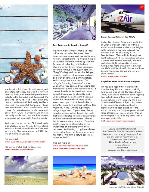 American World Traveler Winter 2018-19 Issue