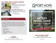 Facility Rental Guide as of Dec 2018