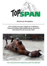 Broschuere unserer Produkte www.top-span.ch