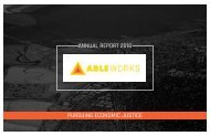 Able Works Annual Report 2018