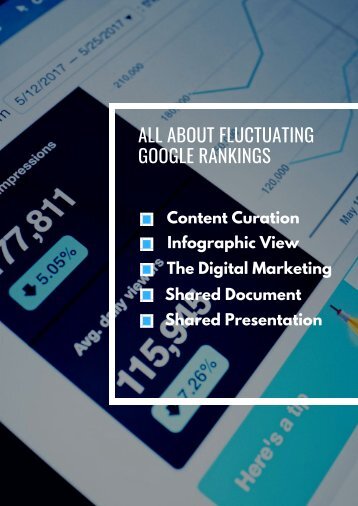 ALL ABOUT FLUCTUATING GOOGLE RANKINGS