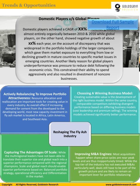 Fly Ash Market to Grow at a CAGR of 5.4% During 2016-2024  