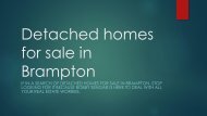 detached homes for sale in Brampton