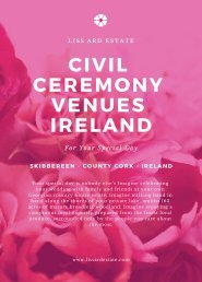 Civil Ceremony Venues Ireland -Liss Ard Estate