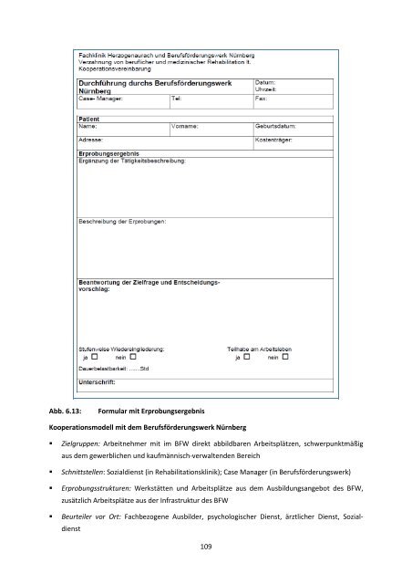 Arbeits- und berufsbezogene Orientierung in der medizinischen