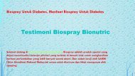 Biospray Untuk Diabetes