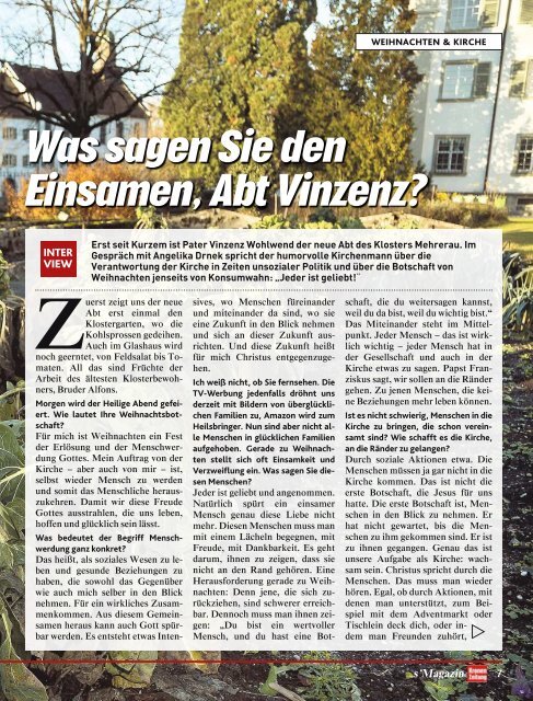 s'Magazin usm Ländle, 23. Dezember 2018