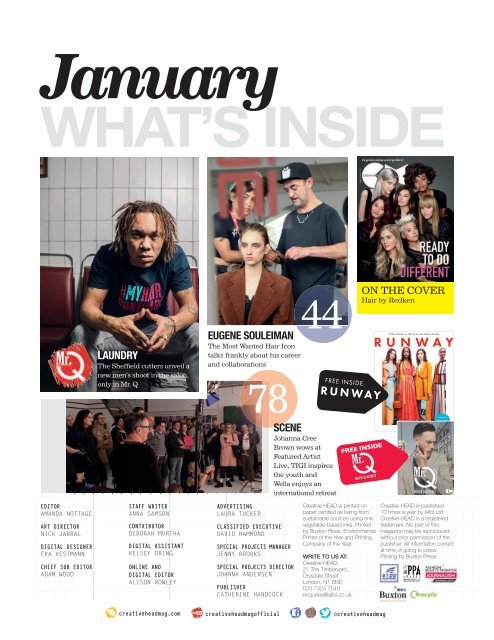 Creative HEAD UK January 2019