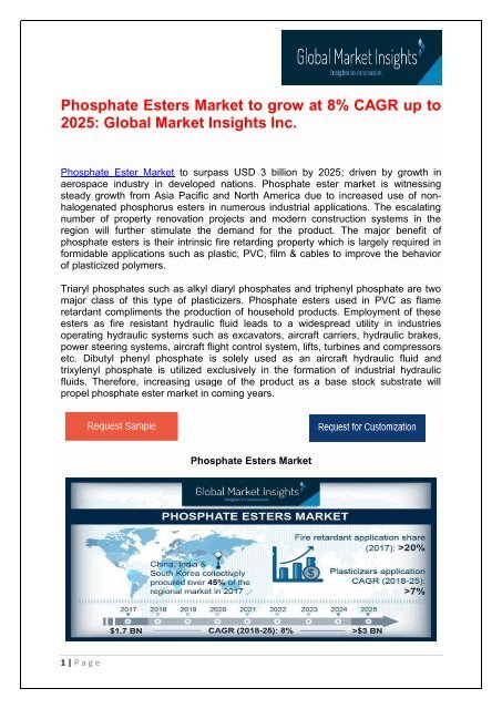 PDF - Phosphate Esters Market