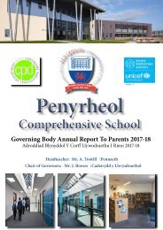 Governing Body Annual Report To Parents 2017-18