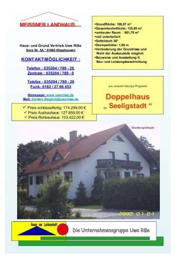 Doppelhaus „ Seeligstadt “ - Uwe Risse Hoch