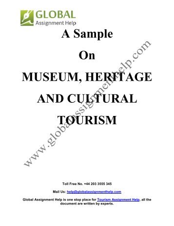 Sample Report on Importance of Museum, Heritage and Cultural Tourism