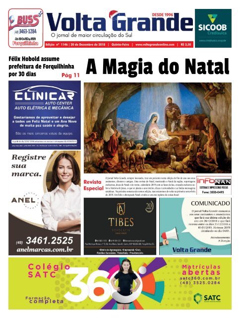 Edição 1146 - Jornal Volta Grande | Forq/Veneza 