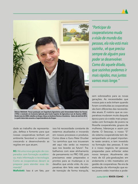 Revista Coamo - Junho de 2018