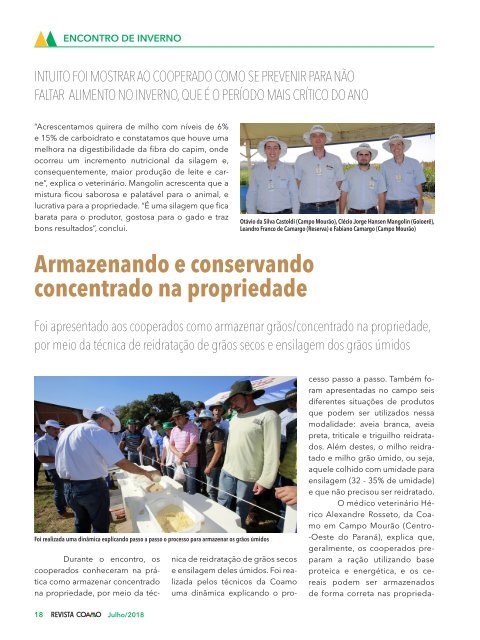 Revista Coamo - Julho de 2018