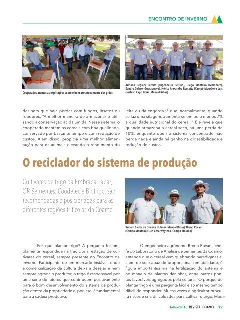 Revista Coamo - Julho de 2018