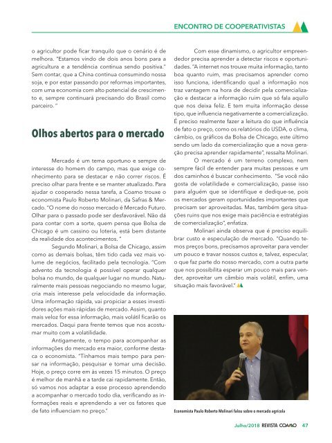 Revista Coamo - Julho de 2018