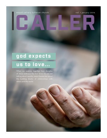 Mount Calvary Caller - January 2019