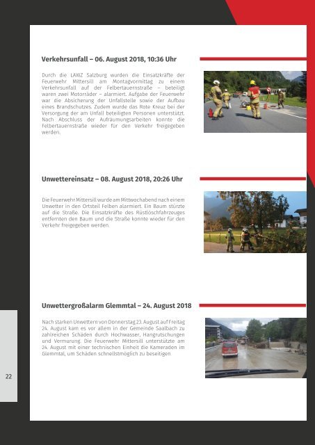 Infomagazin der Freiwilligen Feuerwehr Mittersill