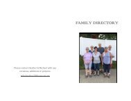 Bichsel Family Directory