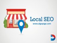 Local SEO Services in India - Algopage