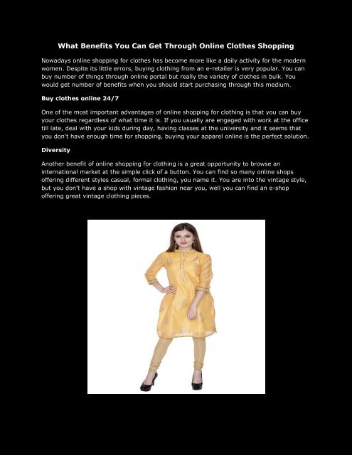 its fashion online shopping
