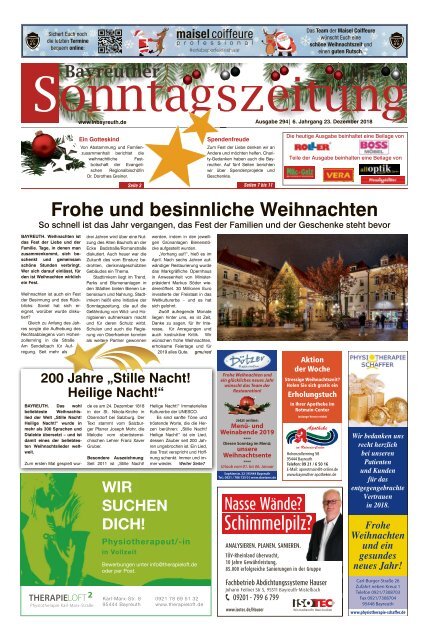 2018-12-23 Bayreuther Sonntagszeitung