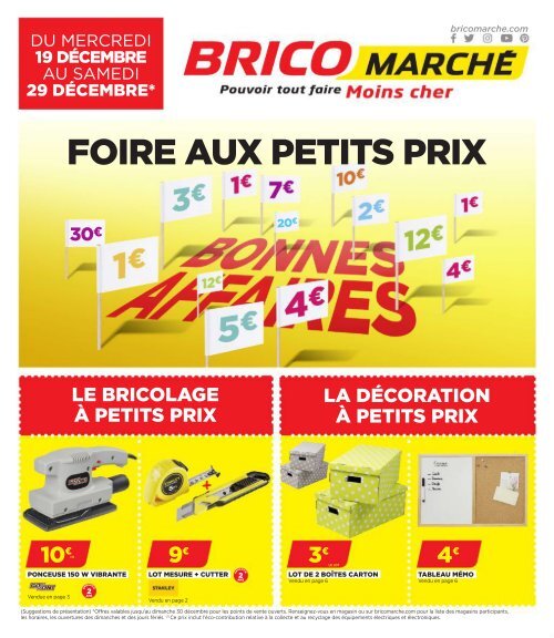 bricomarche FOIRE AUX PETITS PRIX