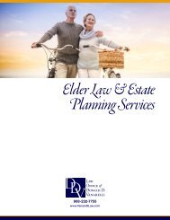 Elder Law Brochure