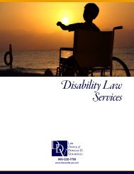 Disability Law Brochure