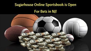 Sugarhouse Online Sportsbook is Open For Bets in NJ!