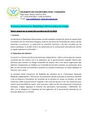 Processus électoral en République Démocratique du Congo